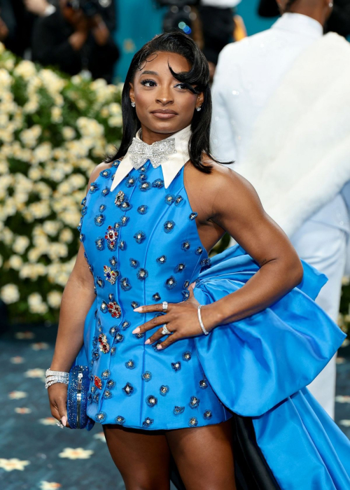 Simone Biles at 2025 Met Gala Celebrating Superfine, May 2025 3