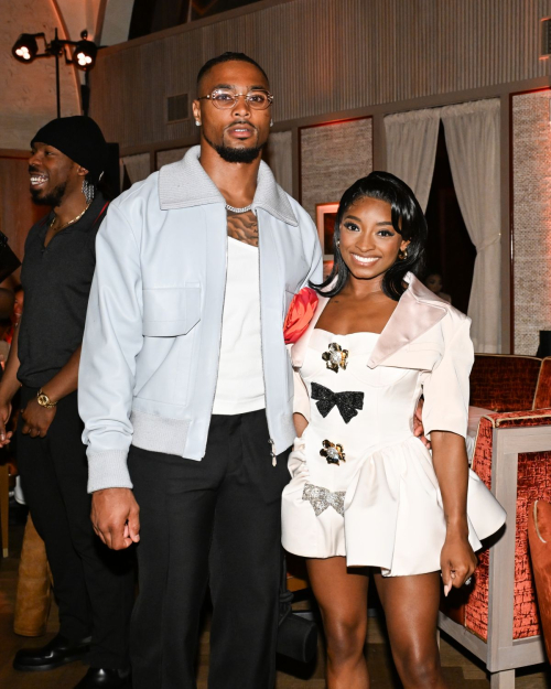Simone Biles at Met Gala Afterparty Uno Tournament, May 2025