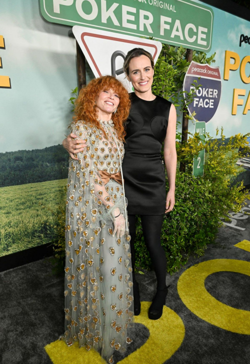 Taylor Schilling and Natasha Lyonne at Poker Face Premiere, May 2025