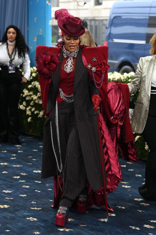 Teyana Taylor at 2025 Met Gala Celebrating Superfine, May 2025 1
