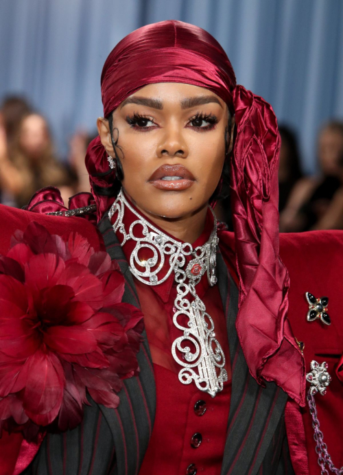 Teyana Taylor at 2025 Met Gala Celebrating Superfine, May 2025 2