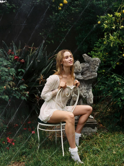 Virginia Gardner at a Photoshoot, May 2025
