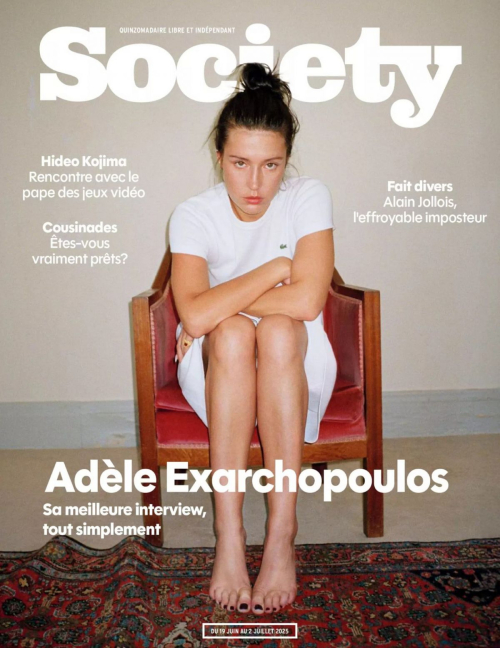 Adele Exarchopoulos in Society France, June 2025