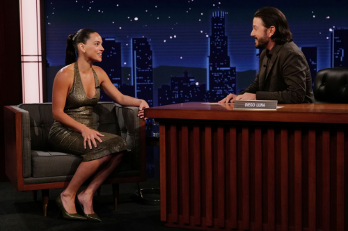 Adria Arjona at Jimmy Kimmel Live, June 2025 1