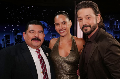Adria Arjona at Jimmy Kimmel Live, June 2025 4