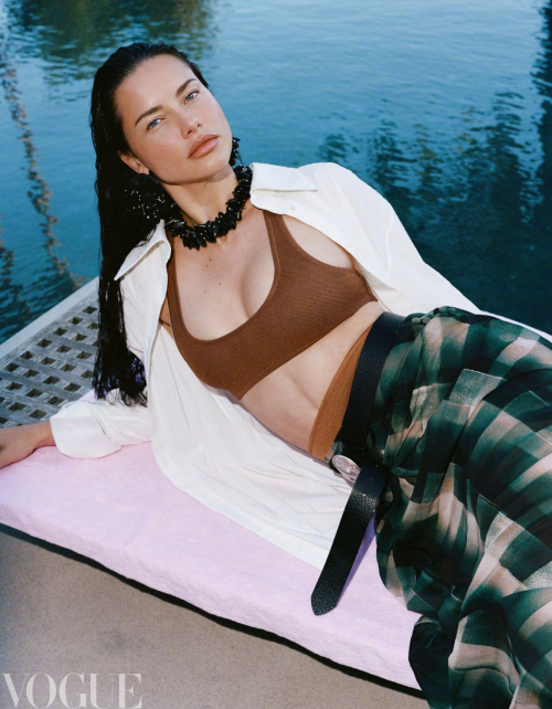 Adriana Lima for Vogue China, July 2025 12