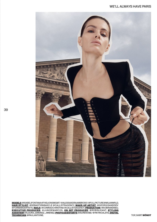 Alessandra Ambrosio and Isabeli Fontana for Twin Magazine, Spring/Summer 2025 2
