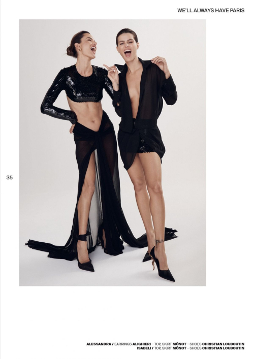 Alessandra Ambrosio and Isabeli Fontana for Twin Magazine, Spring/Summer 2025 5