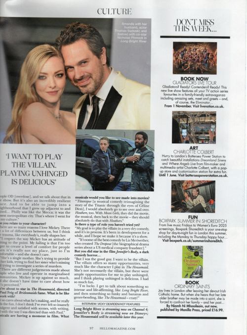 Amanda Seyfried in Hello! Magazine shoot, June 2025 1
