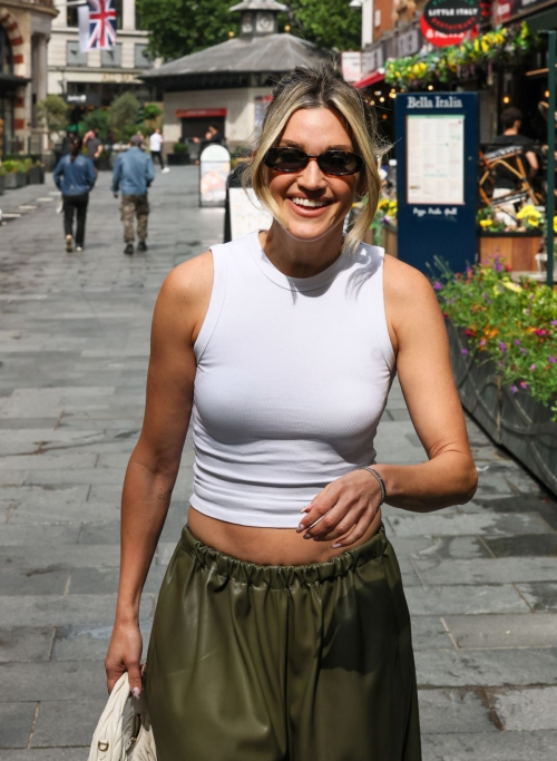 Ashley Roberts Outside Heart Radio Studios, June 2025