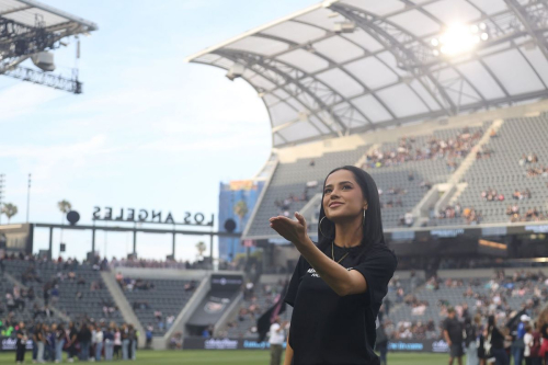 Becky G at Angel City FC Match LA, June 2025 1