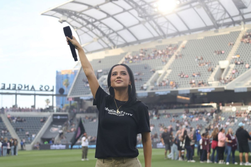 Becky G at Angel City FC Match LA, June 2025 2