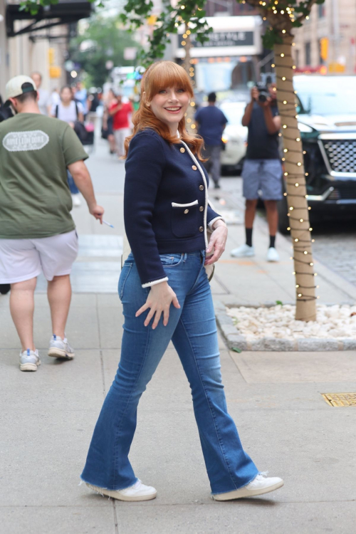 Bryce Dallas Howard Leaves Crosby Hotel in NYC, June 2025