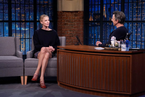Charlize Theron at Seth Meyers Show, June 2025 3