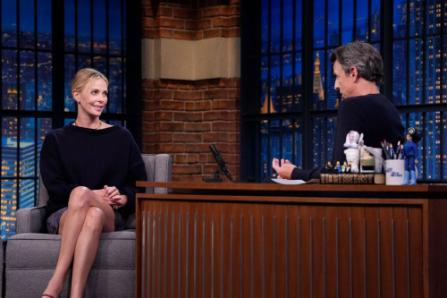 Charlize Theron at Seth Meyers Show, June 2025 5