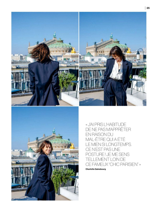 Charlotte Gainsbourg in Le Parisien Magazine, April 2025 4