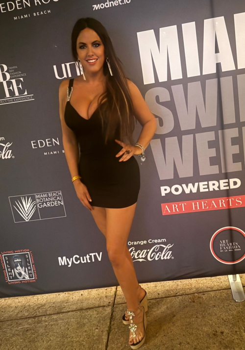 Claudia Romani at Lybethras Swim Show, June 2025