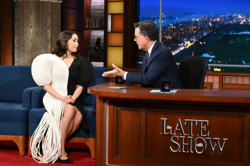 Cristin Milioti on Stephen Colbert Late Show, June 2025 1