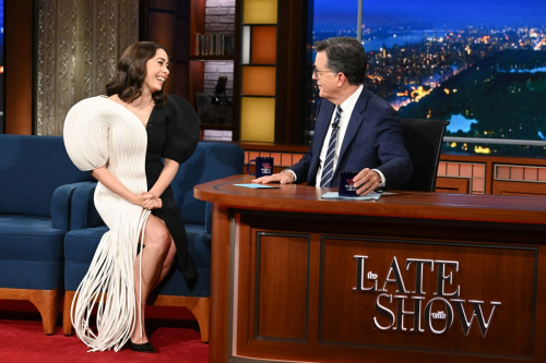 Cristin Milioti on Stephen Colbert Late Show, June 2025 2