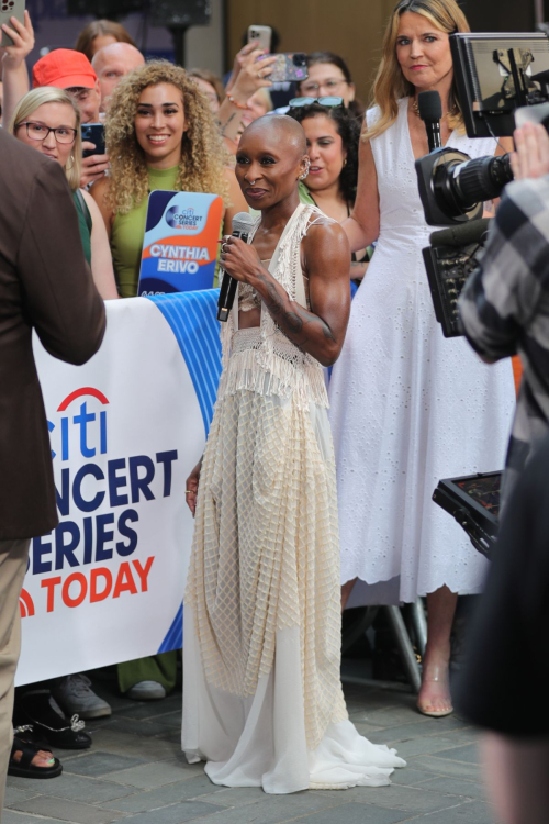 Cynthia Erivo performs at Today Show NYC, June 2025