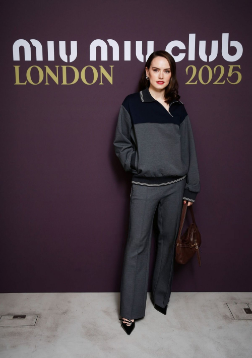 Daisy Ridley at Miu Miu Store London, June 2025