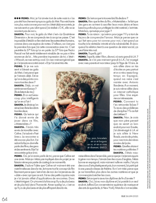 Dakota Johnson in Elle France, June 2025 2