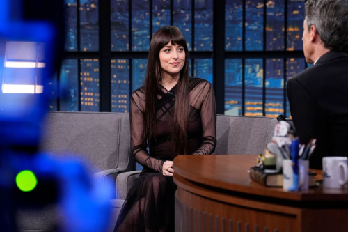 Dakota Johnson on Seth Meyers Show, June 2025