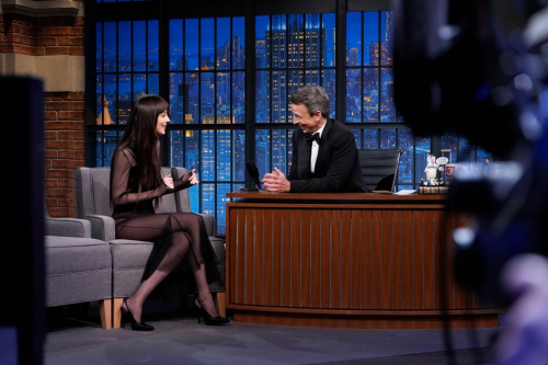 Dakota Johnson on Seth Meyers Show, June 2025 1