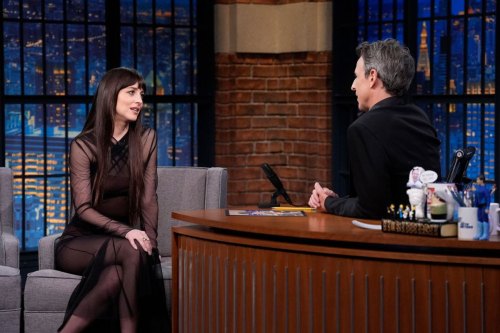 Dakota Johnson on Seth Meyers Show, June 2025 3