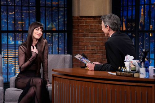 Dakota Johnson on Seth Meyers Show, June 2025 4