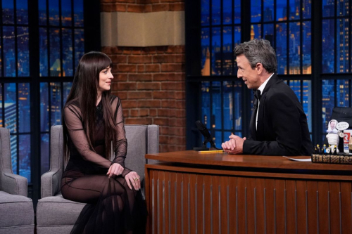 Dakota Johnson on Seth Meyers Show, June 2025 5