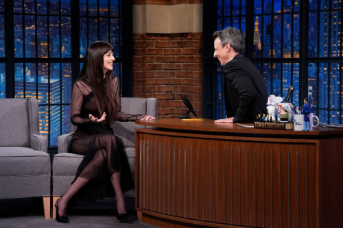 Dakota Johnson on Seth Meyers Show, June 2025 7