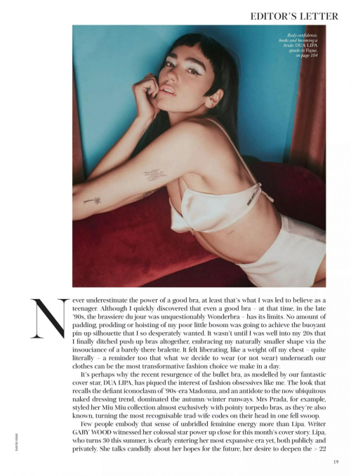 Dua Lipa in Vogue British, June 2025 17
