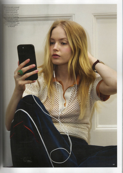 Ellie Bamber in Pop Magazine, Summer 2025 8