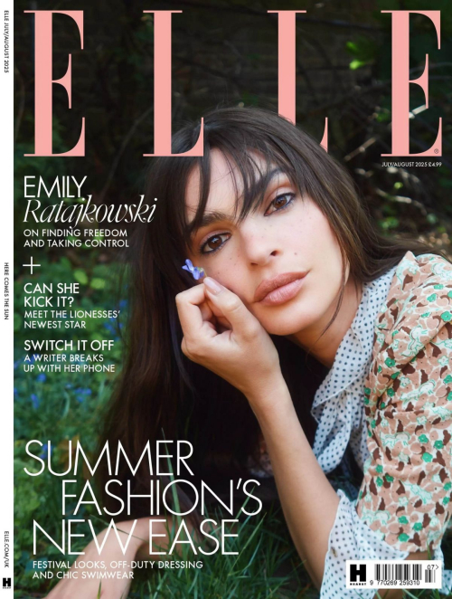Emily Ratajkowski in Elle UK, July/August 2025 14