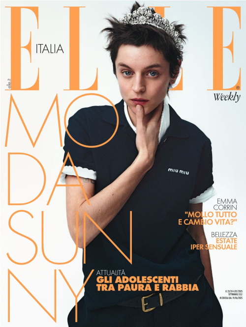 Emma Corrin for Elle Italy, June 2025