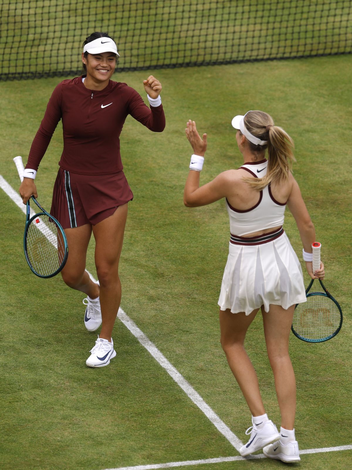 Emma Raducanu and Katie Boutler at HSBC, June 2025