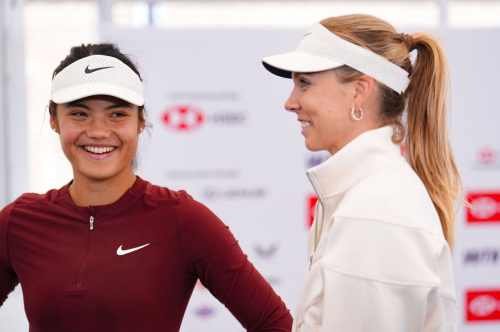 Emma Raducanu and Katie Boutler at HSBC, June 2025 1