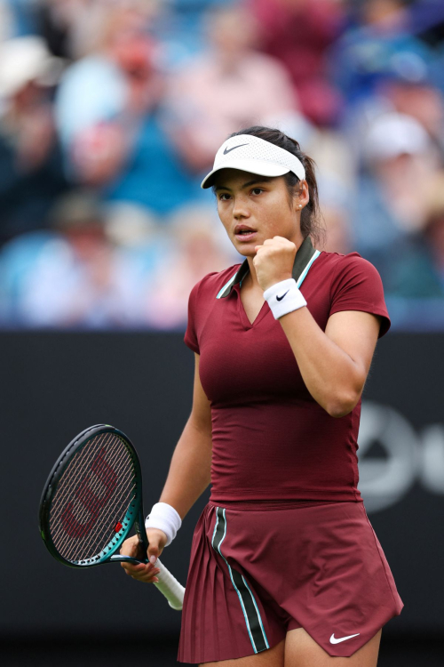 Emma Raducanu at Eastbourne Open, June 2025
