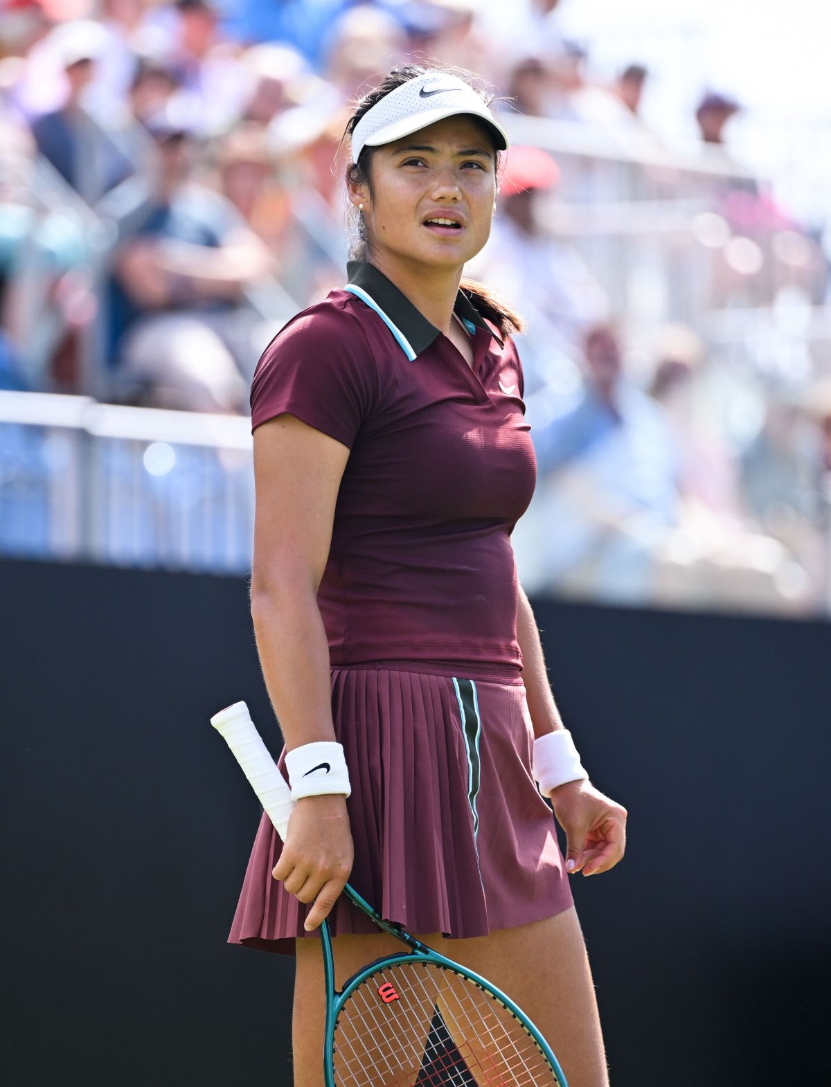 Emma Raducanu at Eastbourne Open Match, June 2025