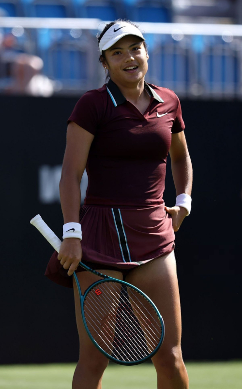 Emma Raducanu at Eastbourne Open Match, June 2025 1