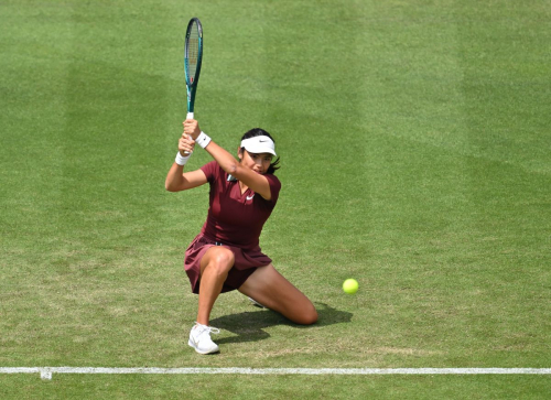 Emma Raducanu at Eastbourne Open Match, June 2025 6