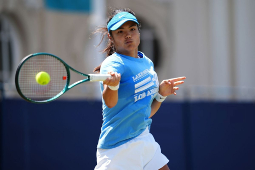 Emma Raducanu at Eastbourne Practice, June 2025 6