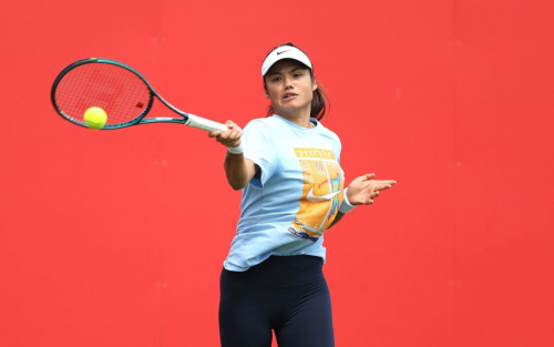 Emma Raducanu at HSBC Practice in London, June 2025 2