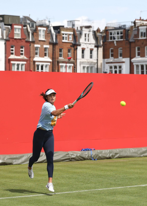 Emma Raducanu at HSBC Practice in London, June 2025 4
