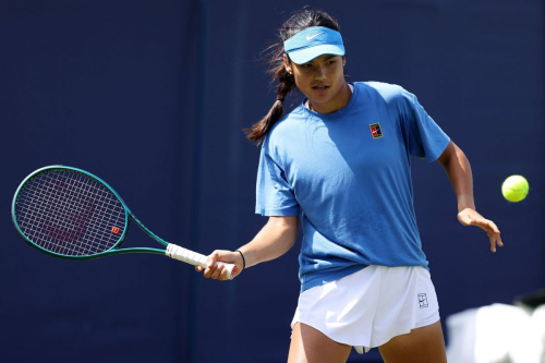 Emma Raducanu Practice Session Eastbourne, June 2025 5