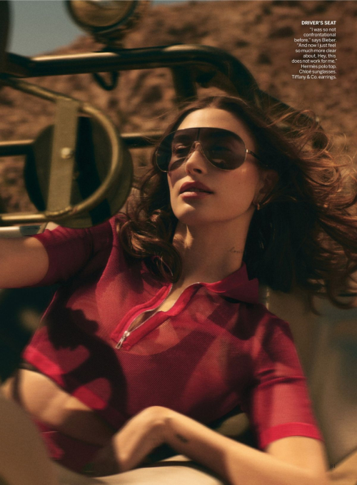 Hailey Bieber in Vogue summer edition, 2025 12