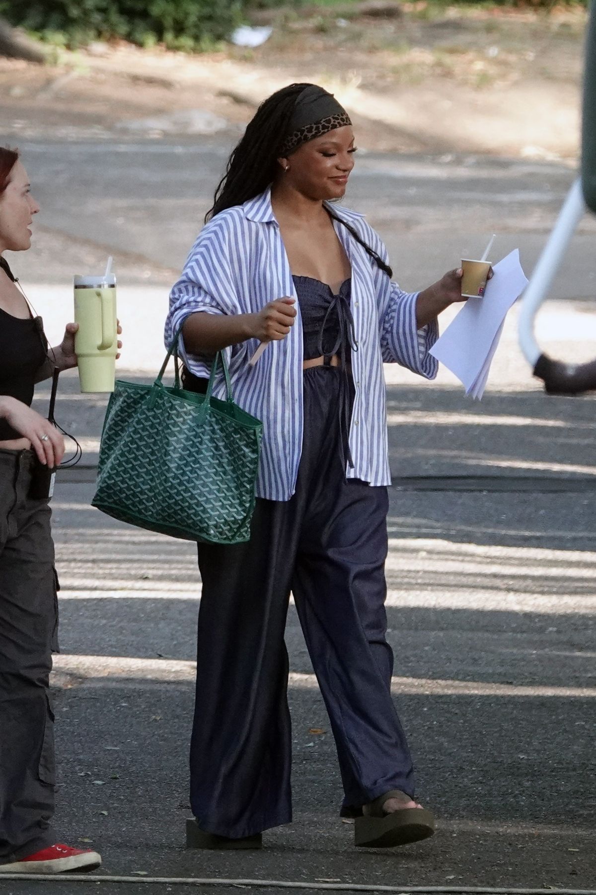 Halle Bailey Films Upcoming Movie in Rome, June 2025