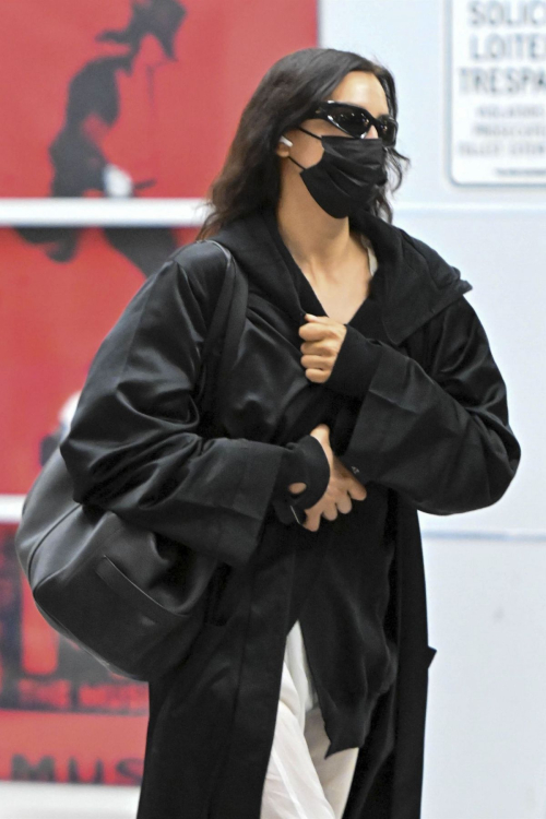 Irina Shayk Arrives at JFK Airport, June 2025
