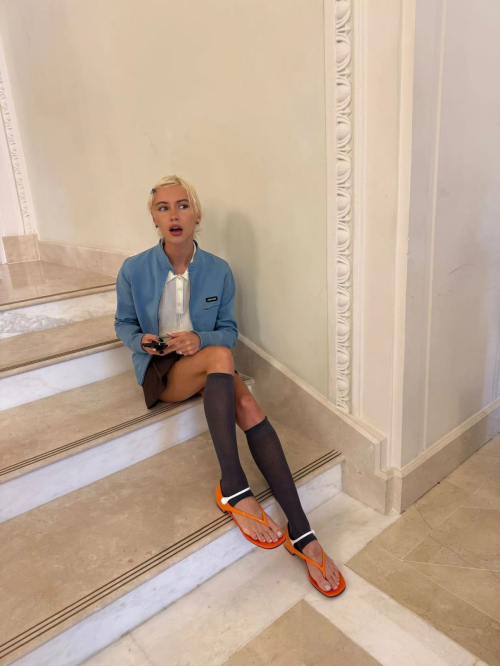 Iris Law for British Vogue Miu Miu Diary, May 2025 3